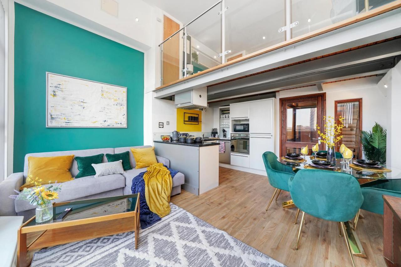 Stunning Duplex Of Central Nottingham - Balcony Exteriör bild