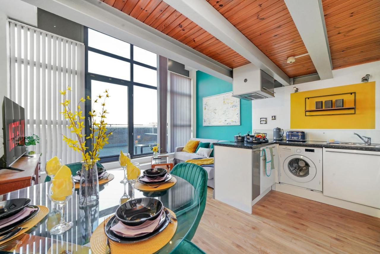 Stunning Duplex Of Central Nottingham - Balcony Exteriör bild